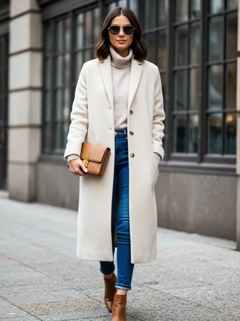  Brushed Wool or Cashmere Outerwear