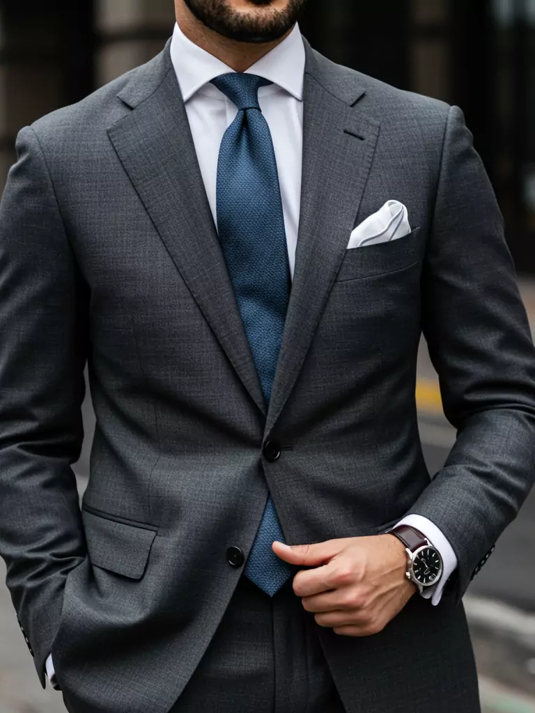 Charcoal Gray Suit
