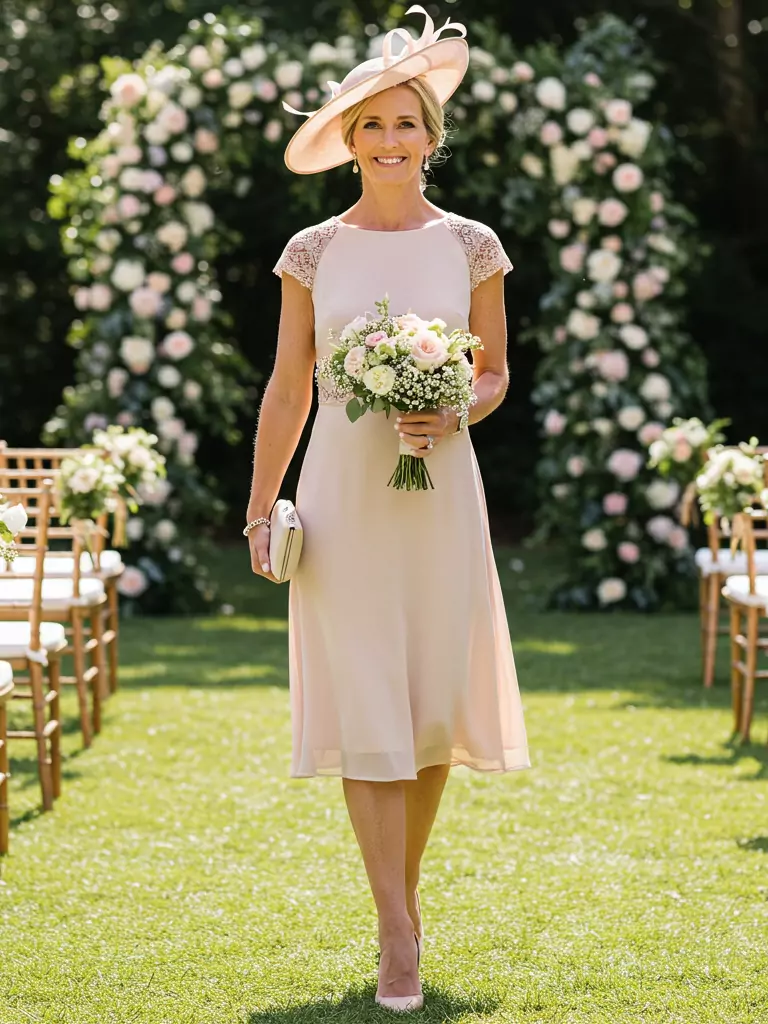 Classic Midi with Cap Sleeves