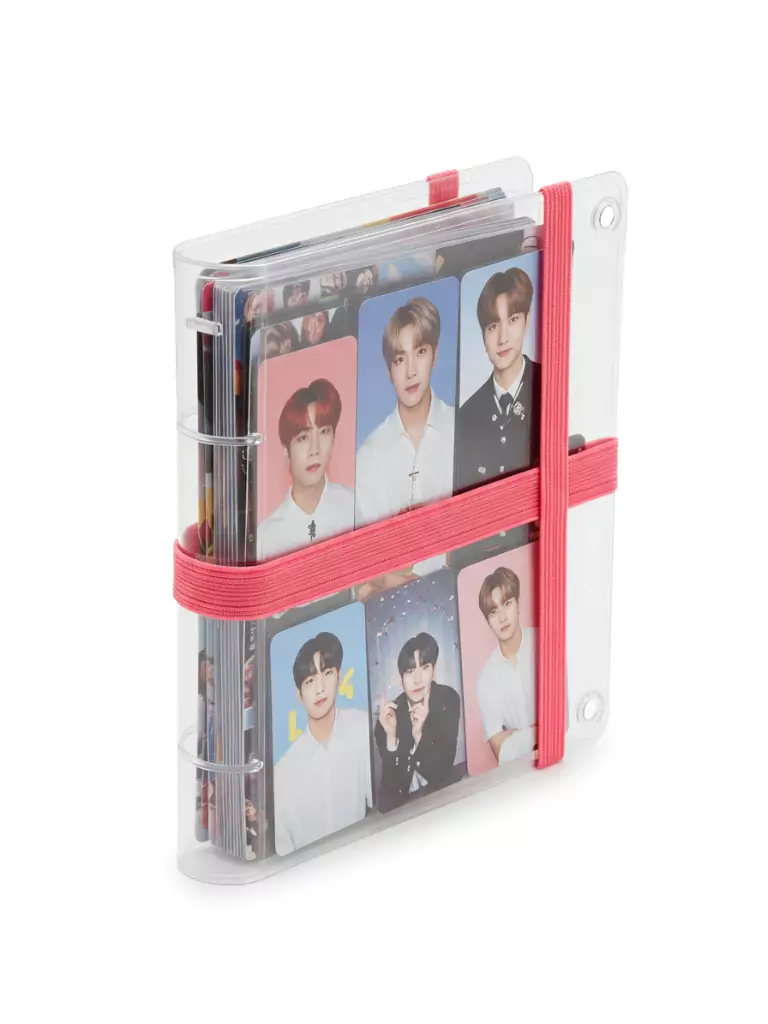 Clear A5 Binder with Elastic Band