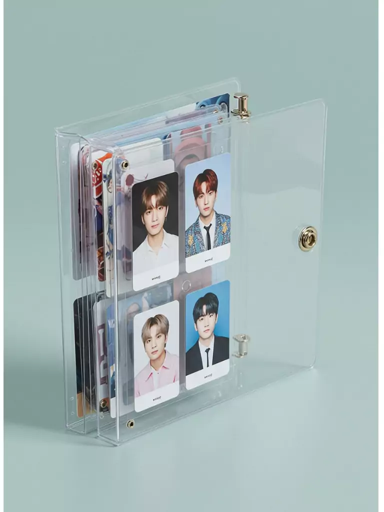 Clear Binder with DIY Cover Slot