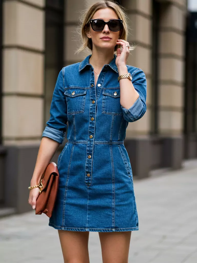 Denim Mini Dress