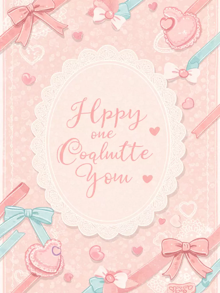 Handwritten Coquette Style