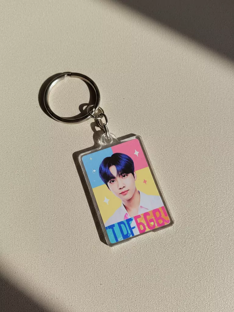 Keychain From a K-pop Album Box