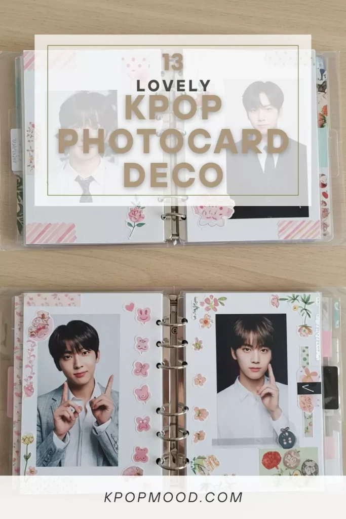Kpop Photocard Deco