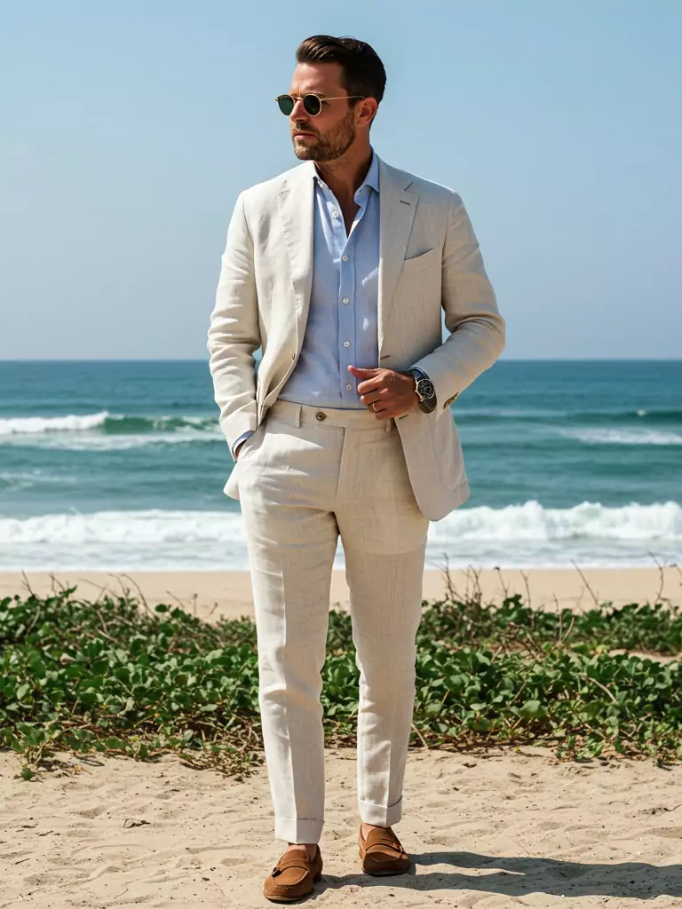 Linen Suit (Beach or Summer Formal)