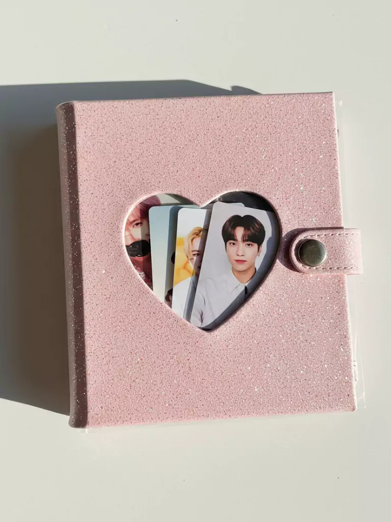 Mini Binder with Heart Hollow Cover