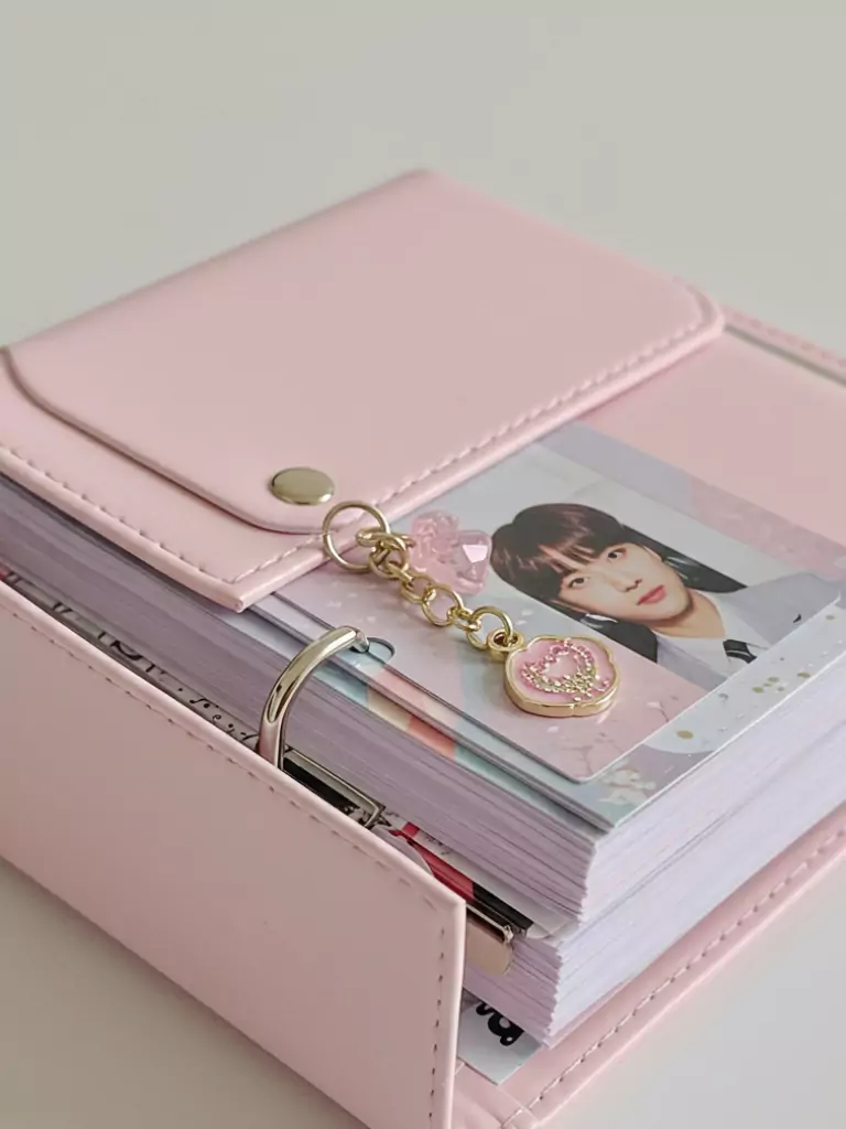 Mini Binder with Pendant Charm