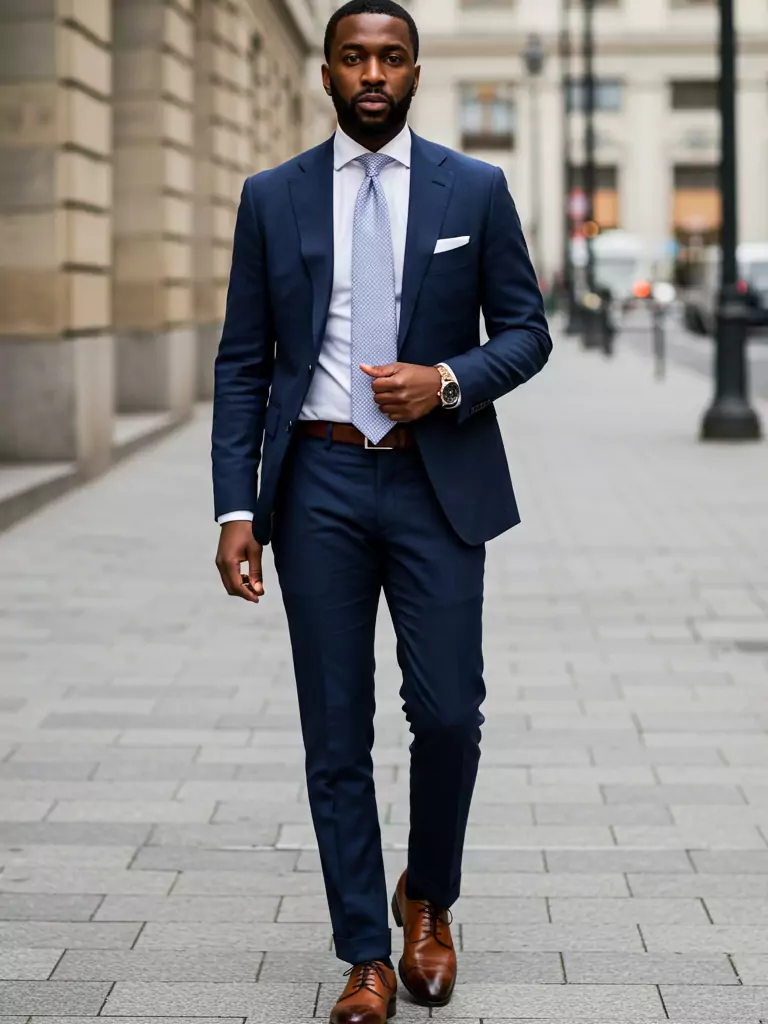 Navy Blue Suit