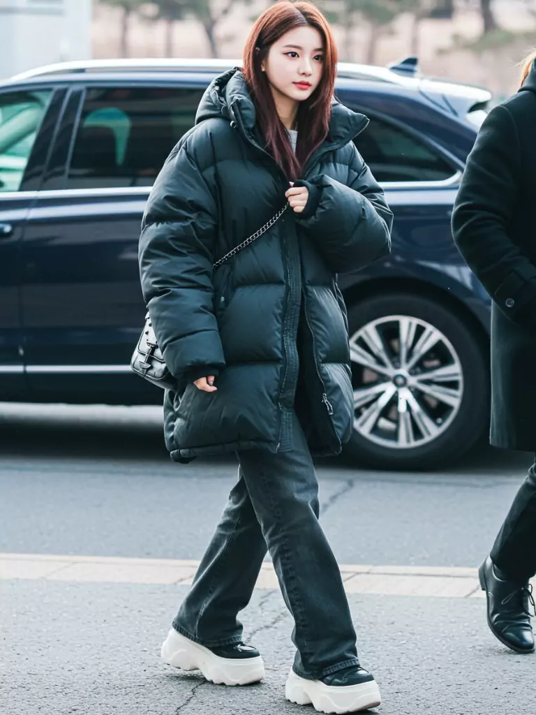 Oversized Puffer Coat + Streetwear Vibes