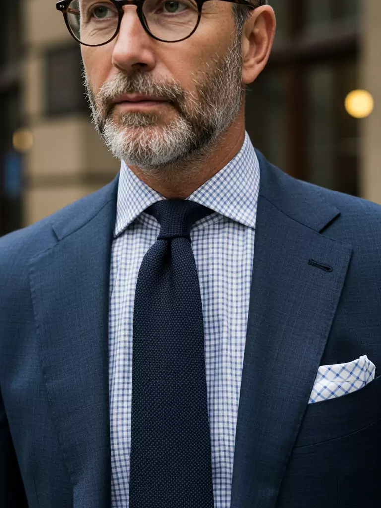 Patterned or Textured Shirts Under a Suit