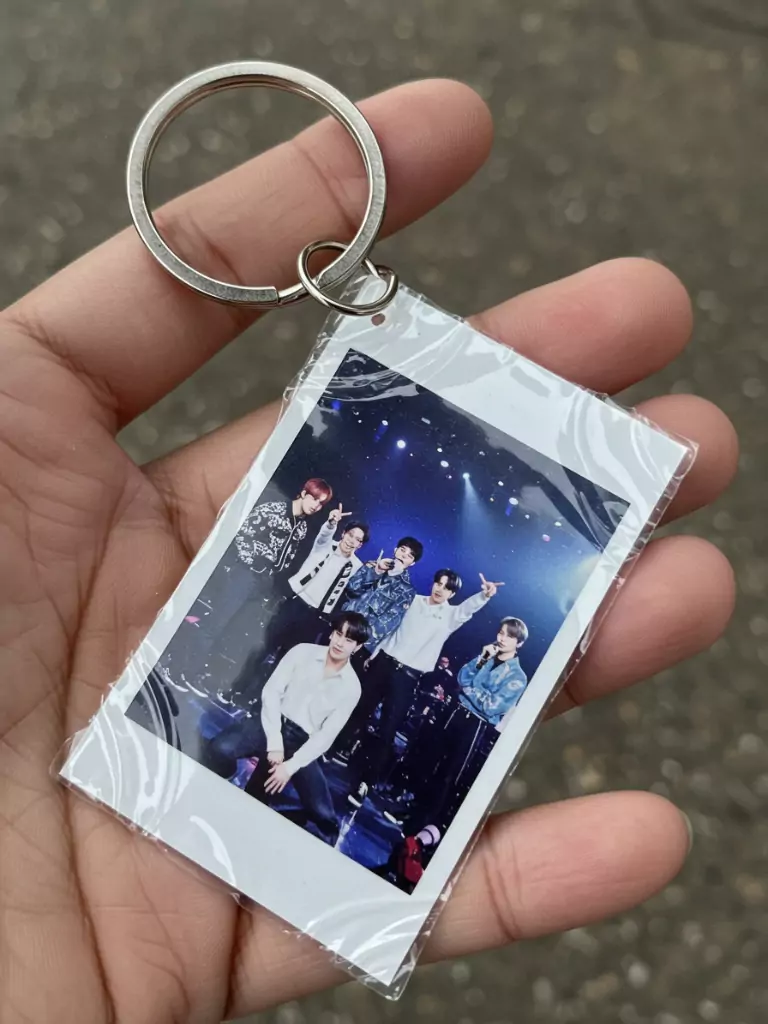 Photo Keychain with Clear Tape (Yes, It Works)