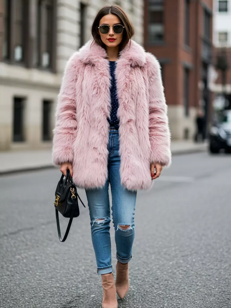 Statement Faux Fur Coat