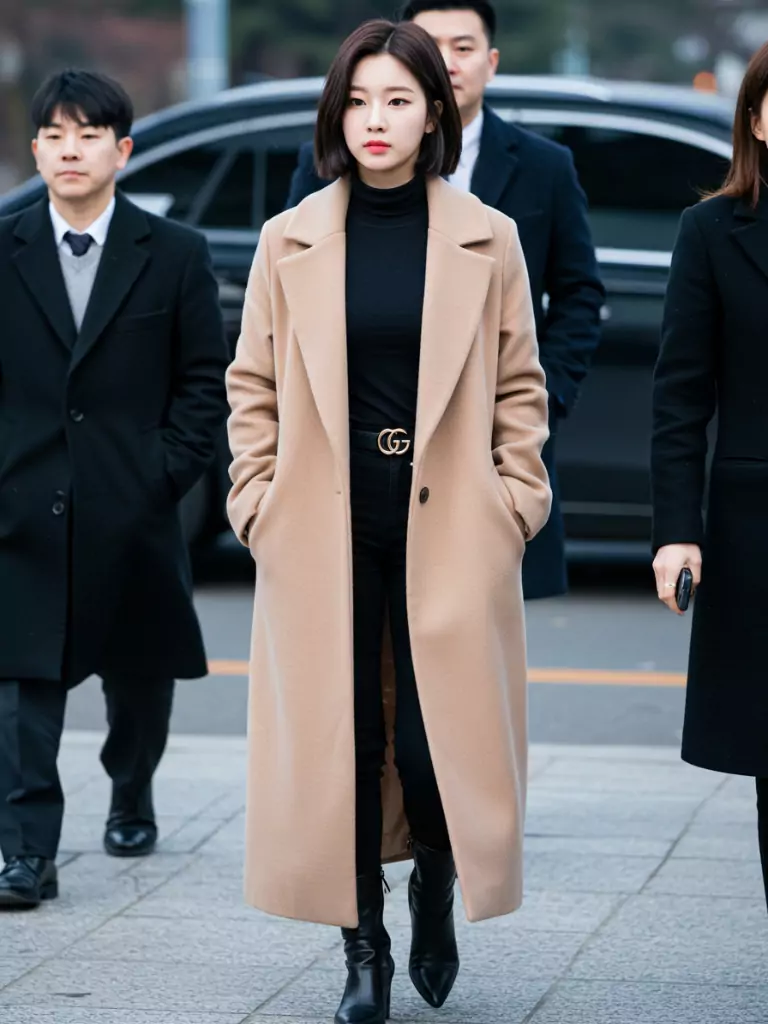 Turtleneck + Long Coat