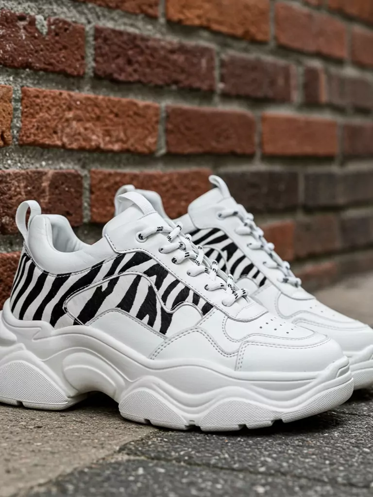 Animal Print Chunky Sneakers