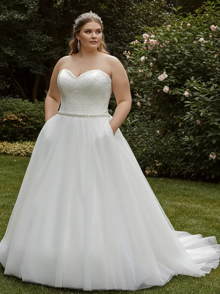 Ball Gown with Corset Bodice