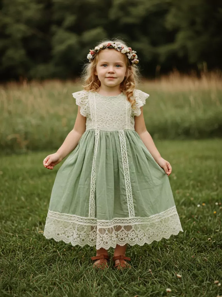 Cottagecore Lace Dress
