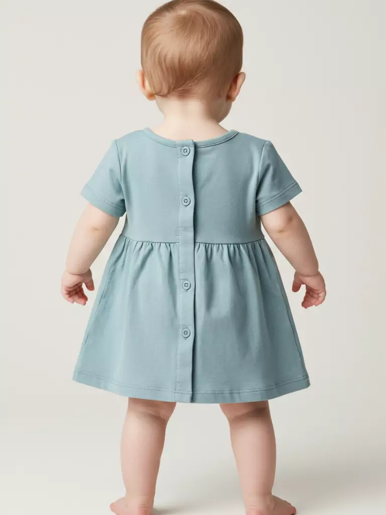 Drop-Sleeve Dress with Easy Access