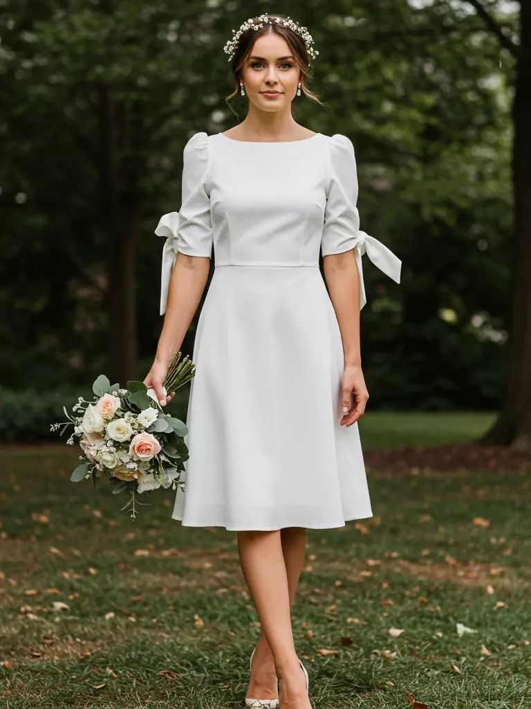 Fit-and-Flare with Statement Sleeves