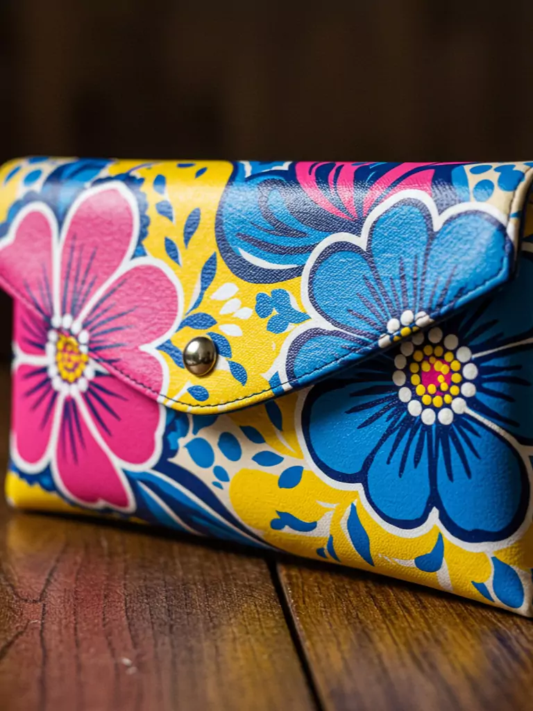 Hand-Painted Clutch