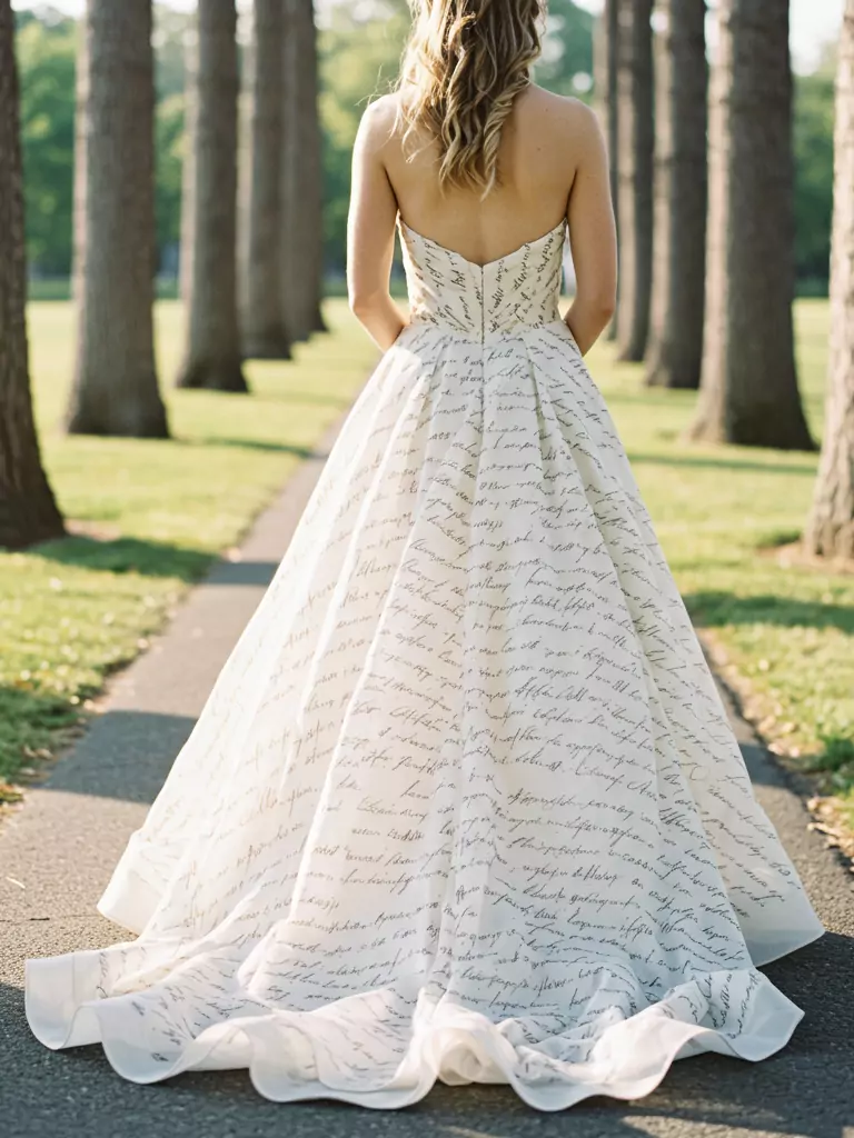 Handwritten Love-Letter Dress