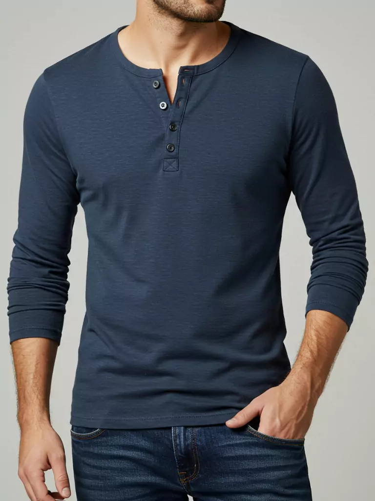Henley Long Sleeve