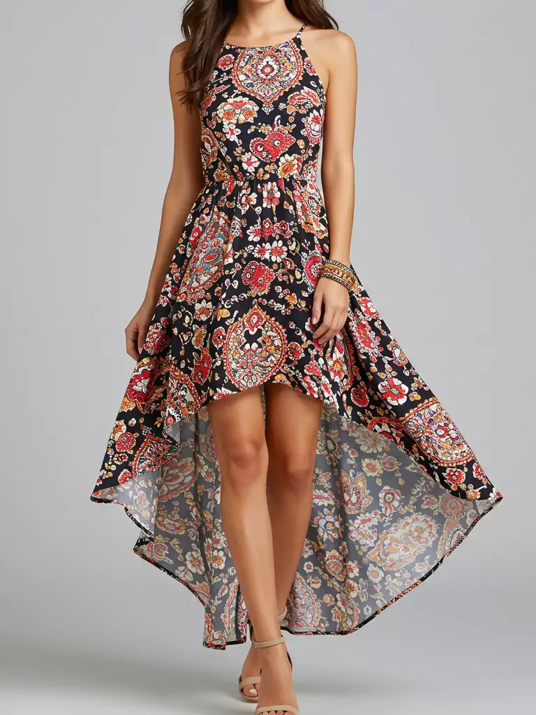 High-Low Hem  Asymmetrical Hem Dress