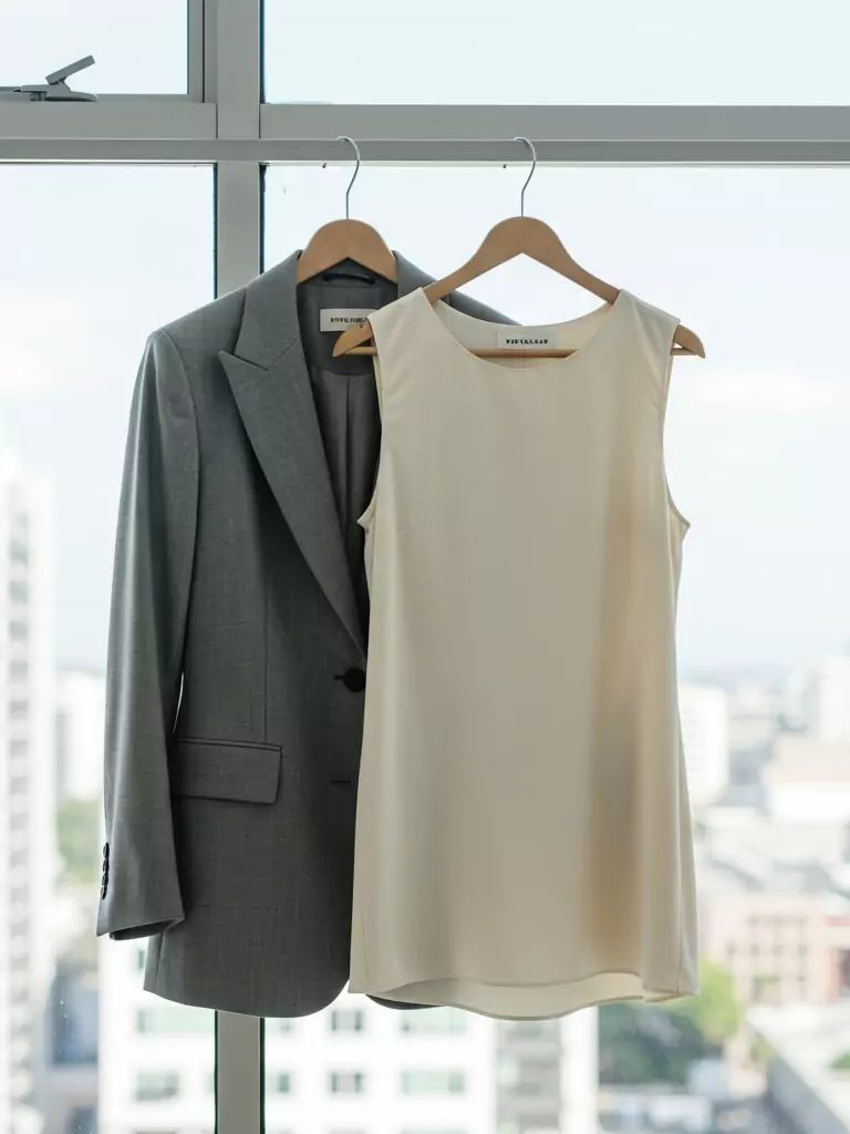 Ivory Sleeveless Silk Shell