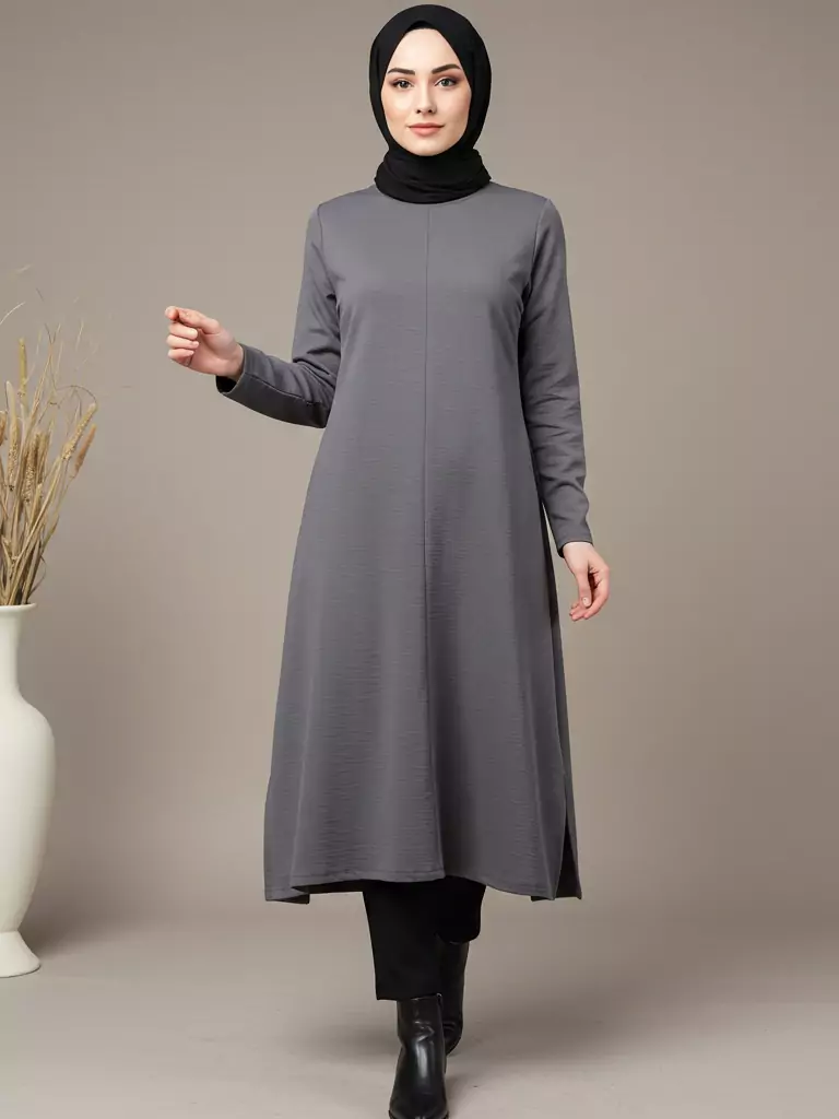 Jilbab-Inspired Tunic Dress