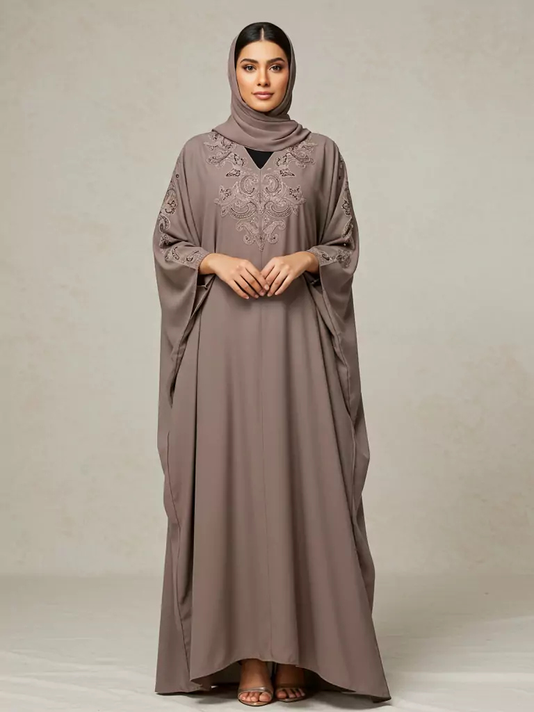 Kaftan-Style  Loose Fit Abaya