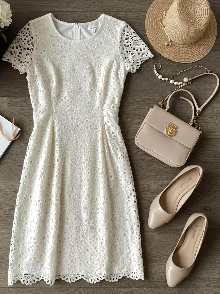 Lace or Eyelet Dress
