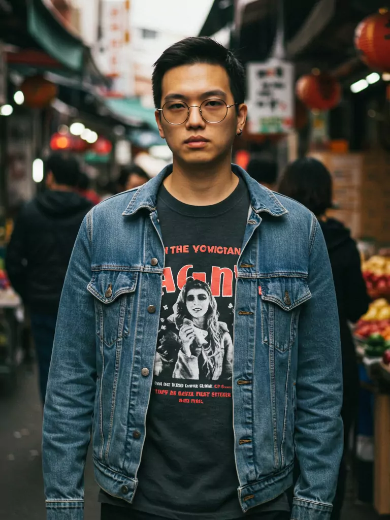 Layer Under a Denim Jacket