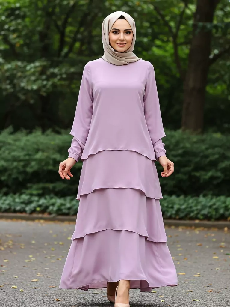 Layered Graduation Dress