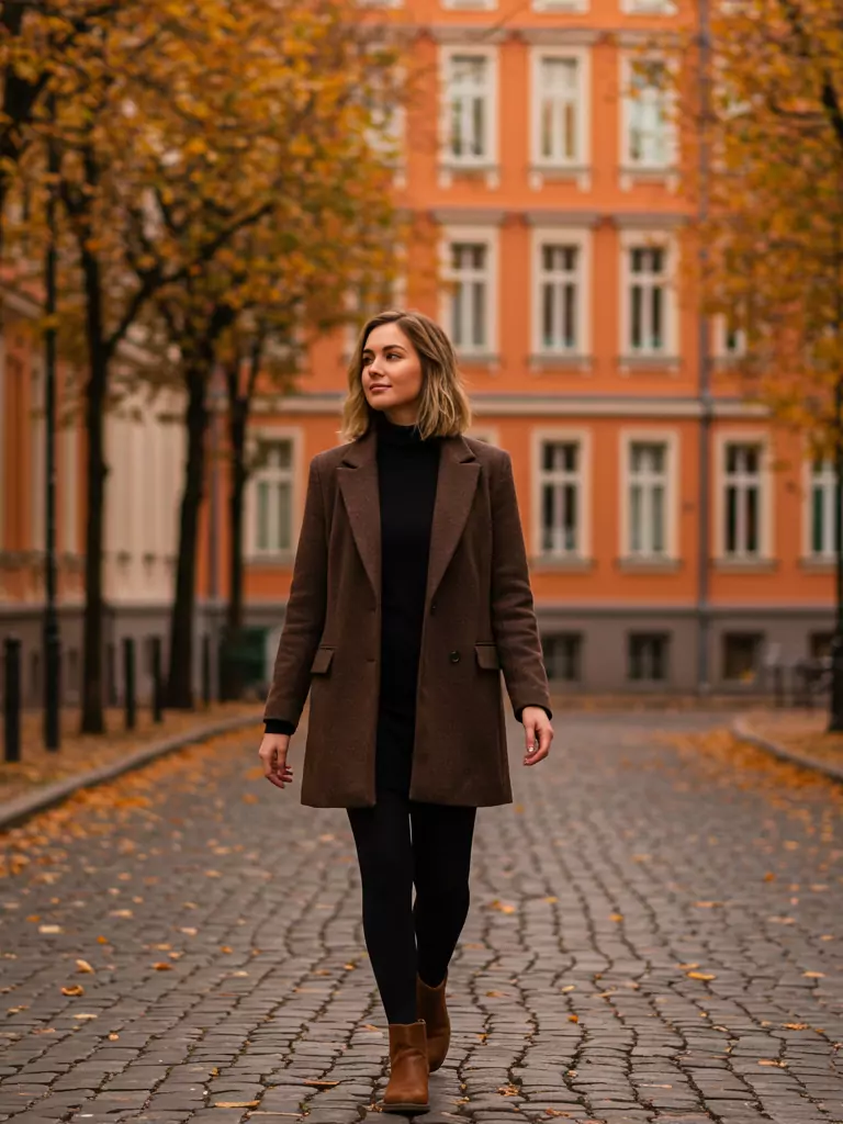 Layered with Turtleneck