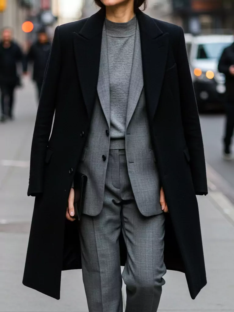 Long Coat + Monotone Base