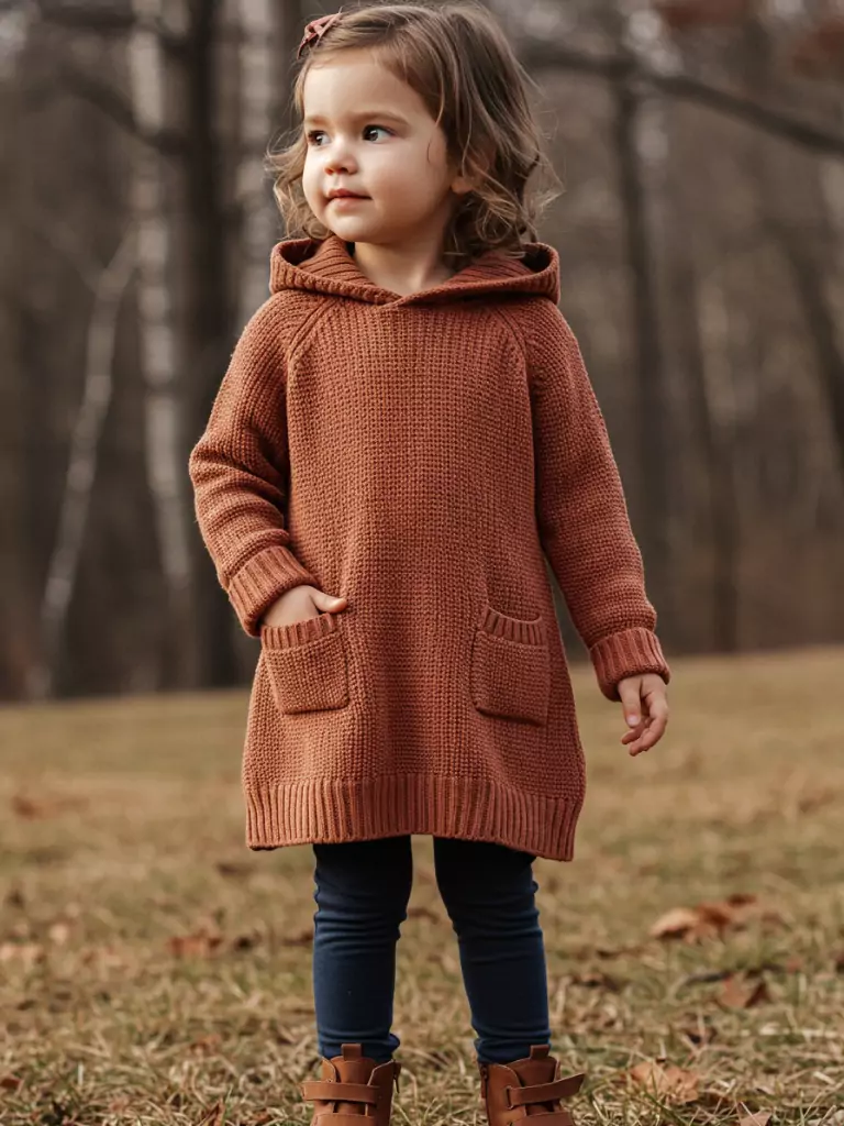 Long-Sleeve Warm Dress