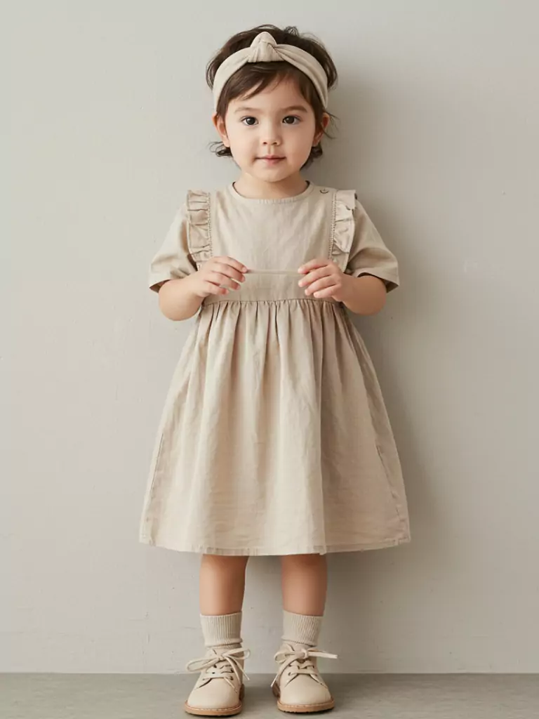 Minimalist Neutral Dress