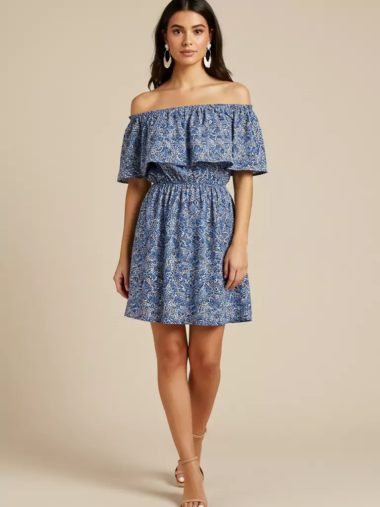Off-Shoulder  Bardot Dress