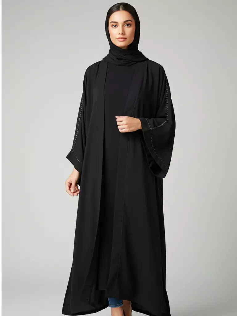 Open-Front  Kimono Style Abaya