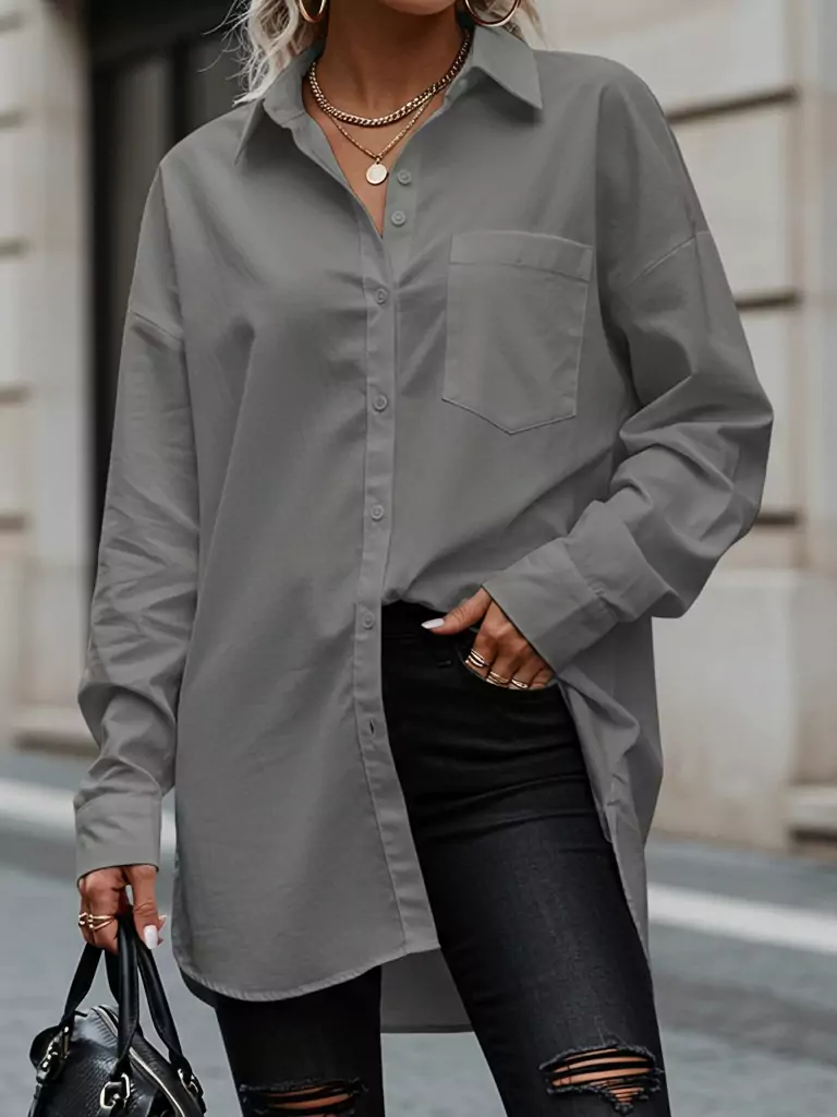 Oversized Long Sleeve Shirt