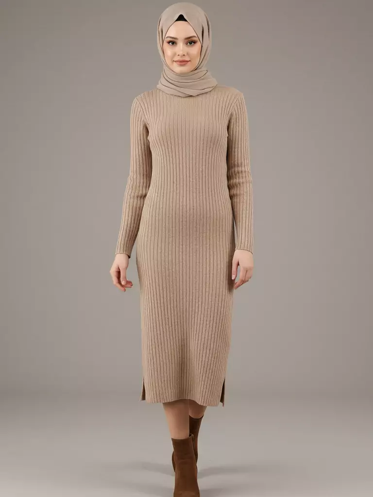 Ribbed Knit Dress