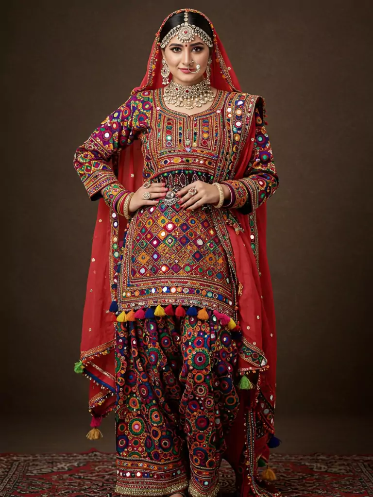 Sindhi Cholo and Shalwar