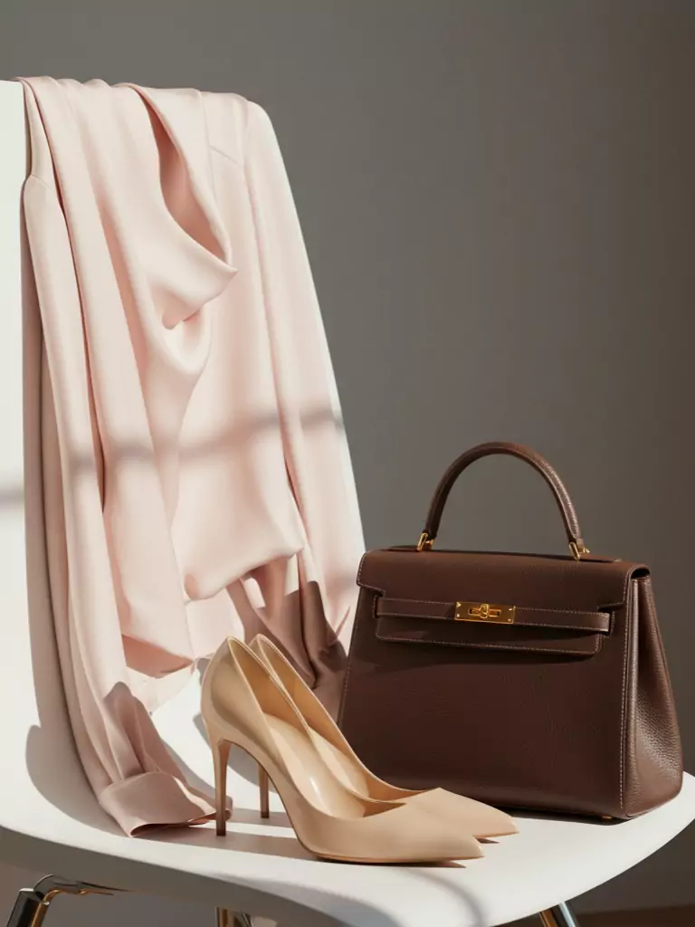 Soft Blush Silk Blouse