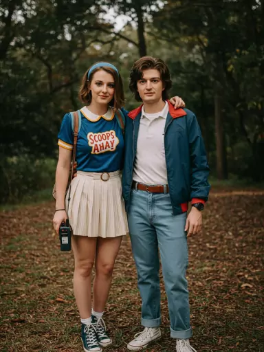 Stranger Things – Steve & Robin (or Mike & Eleven)