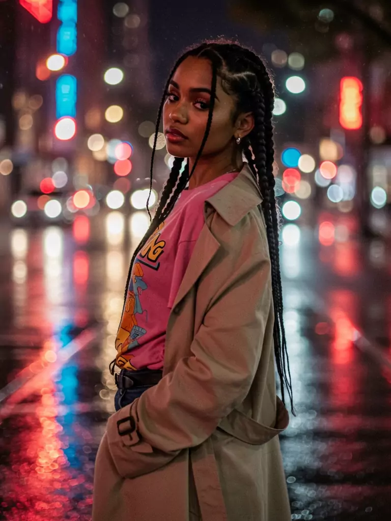 Street Rainy Day Look