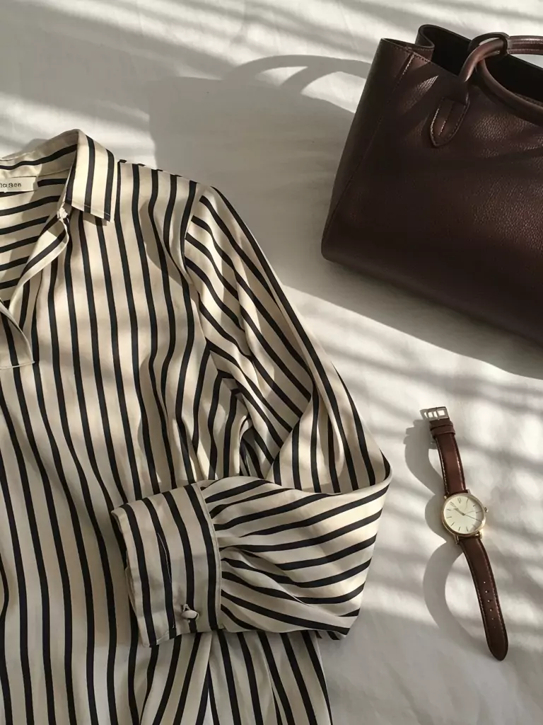 Striped Silk Blouse