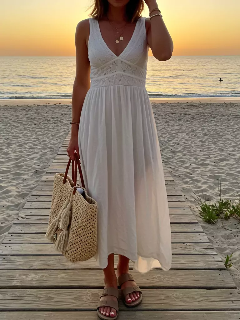 The Classic White Maxi