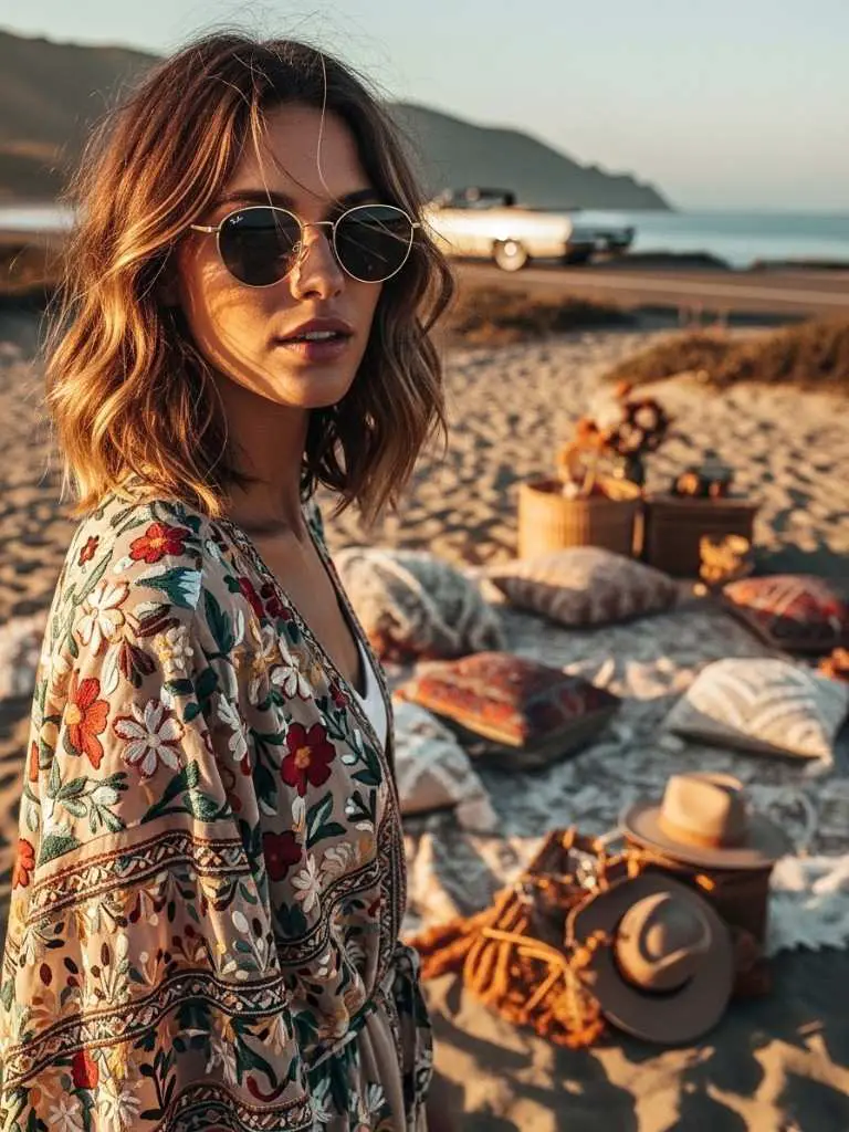 Boho-Chic Round Sunglasses