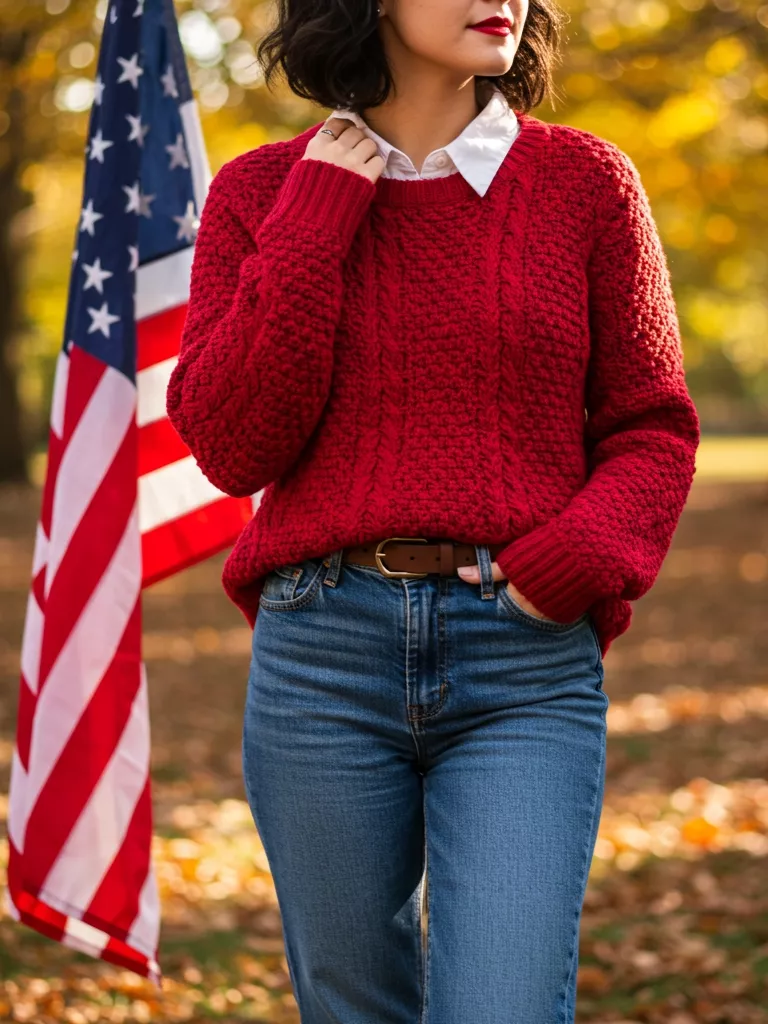 Classic Red, White & Blue Layers