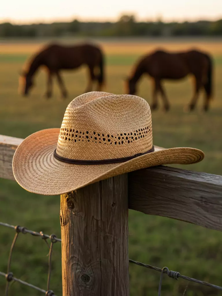 Cowboy Straw Hat
